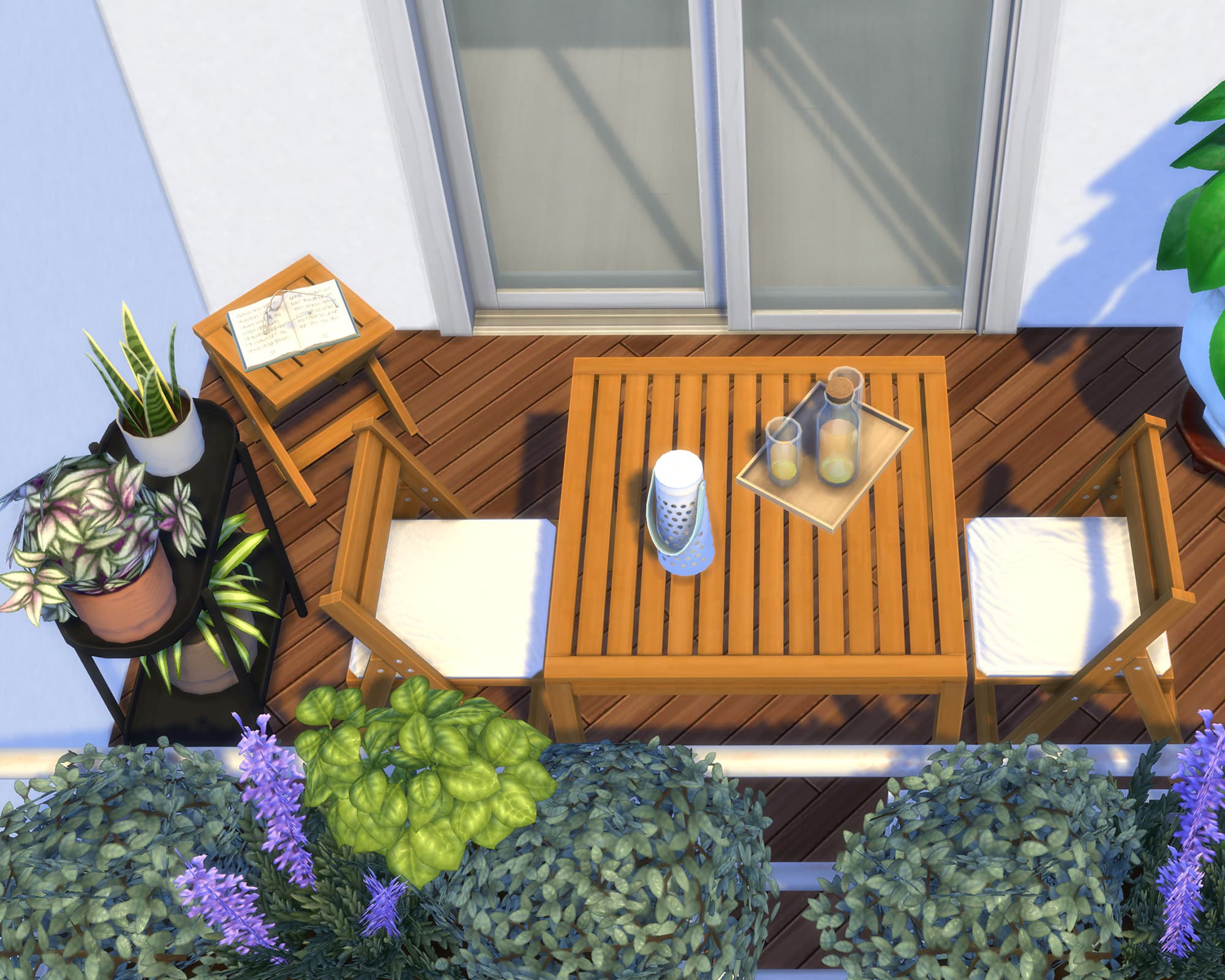 Галерея мода Мебель для балкона Evergreen Balcony Set #1